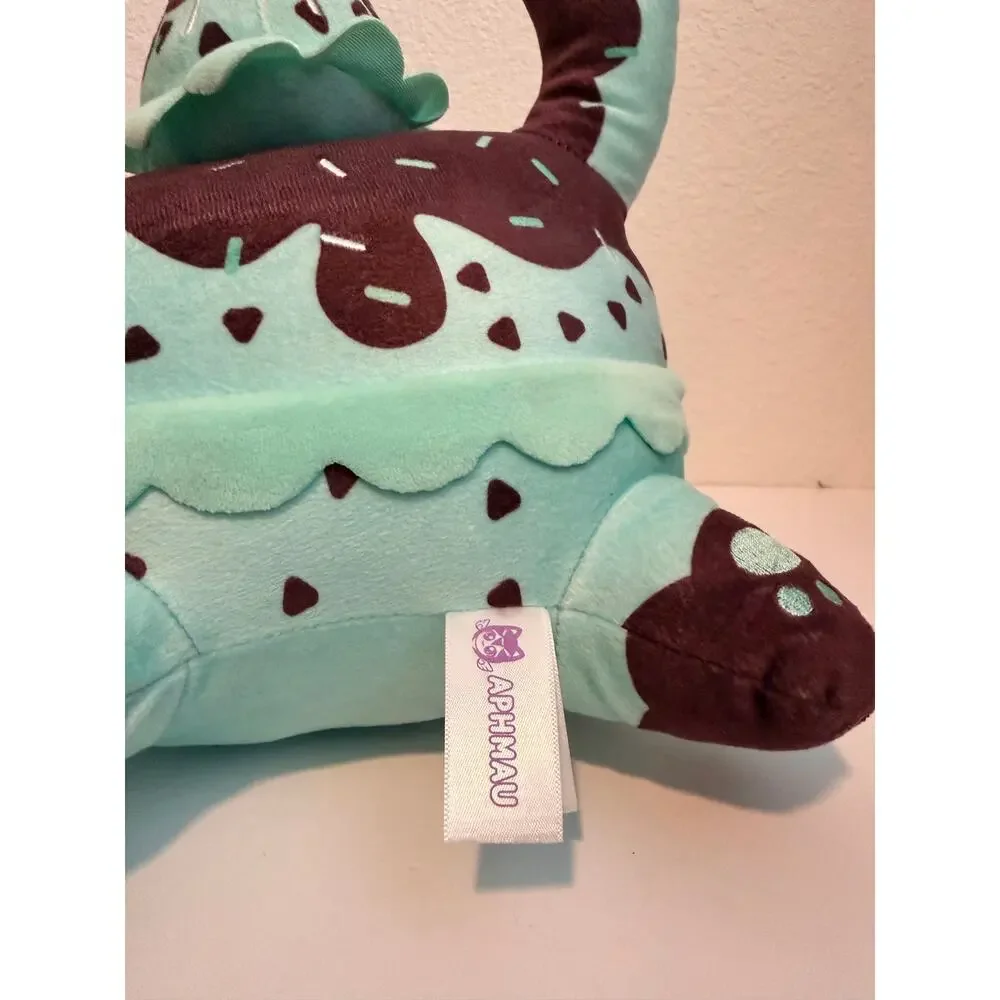 Aphmau MeeMeows Ice Cream Mint Chocolate Chip Cat Plush 11